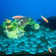 Aquarium Ornament Fish Tank Bridge Landscape Tree Photography Prop Decoration