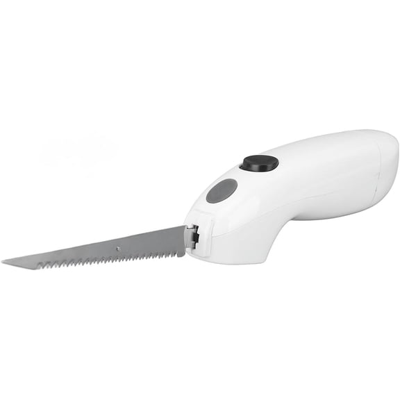 ABPETE Battery Powered Knife Stainless Steel Cordless Electric Fillet Knife Portable Steak Knife for Home Restaurant Picnic