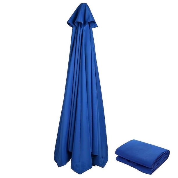 Umbrella Base Shade Cloth Canopy Only Patio Sunshade Replacement UV Protection Fits 3 Meters 6 Bone Outdoor Parasol 26s