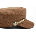 thumbnail image 5 of CoCopeaunts Solid Color Newsboy Cap Winter Beret Hats for Women Cotton Flat Peaked Cap Women Painter Beret Hat, 5 of 7