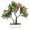 Pink, variant on Visland Artificial Small Tree Green Leaves Potted Bonsai Holiday Party Home Decoration Fake Flowers