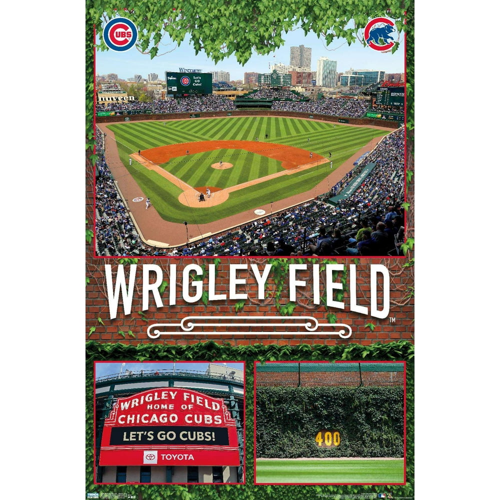 MLB Chicago Cubs Wrigley Field 19 Poster