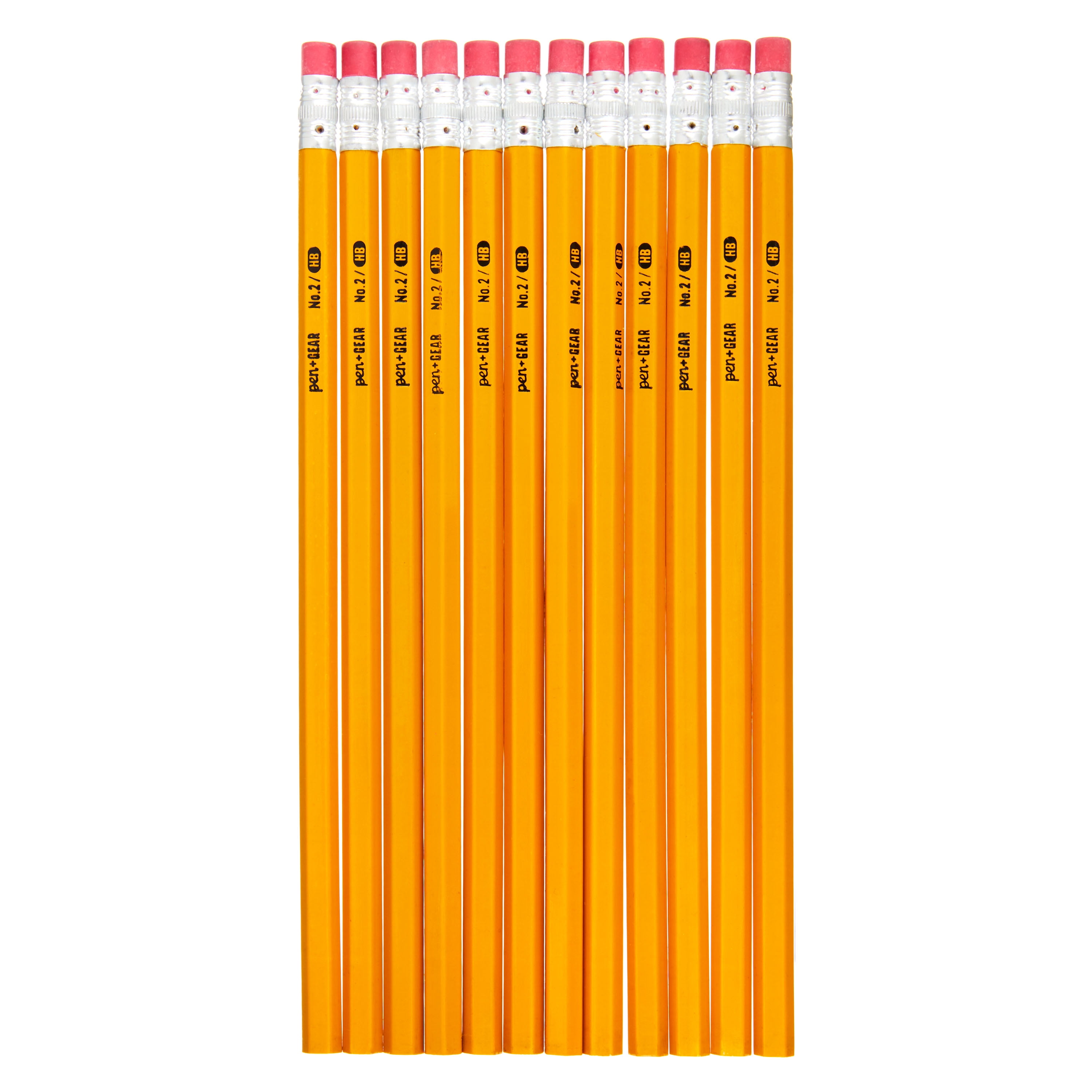 Pen+Gear No. 2 Wood Pencils, Unsharpened, 12 Count