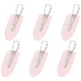 thumbnail image 1 of Mini Skater - 6 pinzas para el pelo sin doblar, pinzas para maquillaje, pinzas para rizos, pinzas para el pelo sin arrugas, para peinado, flequillo, ondas, peinado, peluquería (rosa brillante), 1 of 5