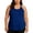 Dark Blue, variant on Plus Size Women’s Racerback Tank Tops, Sleeveless Crewneck Workout & Casual Summer Camisole Purple XXL