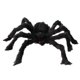 thumbnail image 1 of Home Times - Decoración de araña gigante de Halloween (29,53 pulgadas), accesorio plegable y peluda para Halloween, araña negra espeluznante para decoración de interiores, casas y jardines., 1 of 5