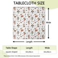 thumbnail image 2 of Forest Fairy Princess Pattern Square Fitted Tablecloth with Elastic Edge,Square Table Cover,Washable Elastic Table Cover for Home Kitchen Party Decor 34"x34", 2 of 6