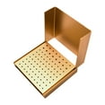 thumbnail image 2 of koolsoo 86 Holes Burs Holder Alloy Aluminum with Open Flip Cover Burs Box Burs Block Golden, 2 of 8