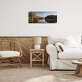 thumbnail image 3 of Stupell Industries Transitional Autumn Morning Reflection Canvas Art, 24 x 10, by Jonathan Zaharek, 3 of 8
