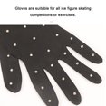thumbnail image 3 of Minnieouse Guantes de muñeca de patinaje artístico brillante, mitones con diamantes de imitación transparentes, guantes de cristal cálidos, rendimiento Type10 NO10 Minnieouse AP011707-02, 3 of 6