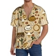 thumbnail image 1 of Fotbe Wild West Cowboy Camisa Estampada de Manga Corta para Hombre, Casual de Verano, Estilo Playero, Sin Arrugas-X-Large, 1 of 5