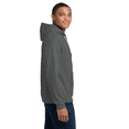 thumbnail image 3 of Gildan Adult’s Heavy Blend Hooded Sweatshirt, Pouch Pocket Dark Heather Hoodie, Pair Pack, S, 3 of 5