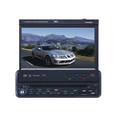 XOvision X400GBT - DVD receiver - display - 7" - in-dash unit - Single-DIN - 45 Watts x 4