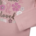 thumbnail image 5 of Baby Kiss Baby Girl Bodysuits, 3-Pack, Long Sleeve, Newborn-9 Months, 5 of 6