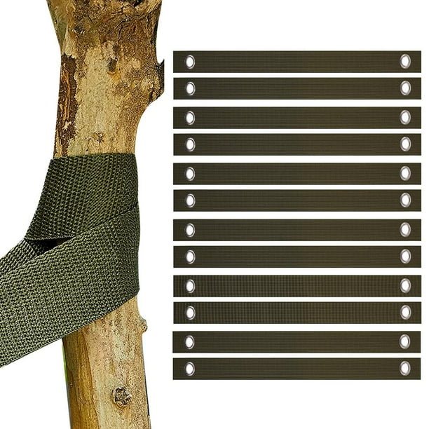 TAONMEISU Stump Straps with Grommets Heavy Duty Tree Straps for Staking