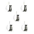 thumbnail image 1 of Iron Art Siéntese en la luna Lovely Dog Moon Ornament para los amantes de los perros Christmas Tree Pendent 5PC Wmkox8yii gf6370, 1 of 4