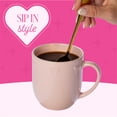 thumbnail image 6 of Paris Hilton London Collection Stoneware Bow Mug, Embossed Bow Detailing, Microwave & Dishwasher Safe, 16-Ounce, Blush Pink, 6 of 10