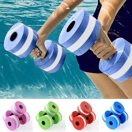 ZeAofa 1Pc Water Aerobics Aquatic Dumbbell EVA Yoga Barbell Exercise Fitness (Best Exercise Equipment To Lose Weight)