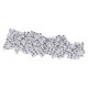 thumbnail image 1 of Lot de 300 perles acryliques blanches numérotées de 7 x 7 mm pour la fabrication de bijoux, bracelets et décorations, 1 of 4