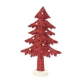 thumbnail image 2 of Adorno de árbol de Navidad en miniatura, pequeño árbol artificial de invierno para fiestas en interiores. 20 cm, 2 of 9