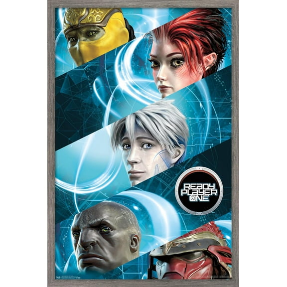 Ready Player One - Profiles Wall Poster, 22.375" x 34", Framed