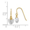 thumbnail image 3 of 14K Yellow Gold Earring Drop & Dangle Women'S Crystal 15 mm 7, 3 of 3