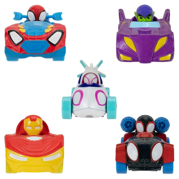 Spidey and His Amazing Friends, 3 inch Vehicles, Marvel, Diecast, Styles May Vary, Toddler Toy,