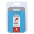 thumbnail image 5 of Architec 3-Piece Poly Reversible Cutting Boards Set, Assorted Sizes, Blue, 5 of 6