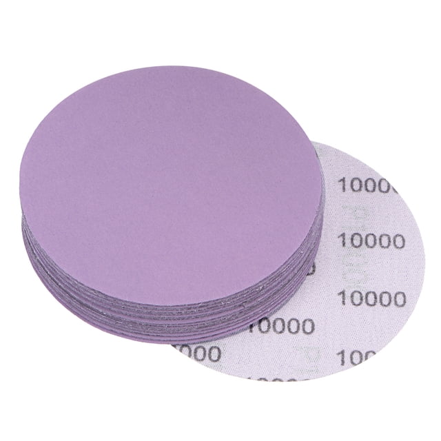 Unique Bargains 15 Pack 4-Inch Purple Sanding Discs 10000 Grits Hook & Loop Professional Aluminum Oxide Sandpaper