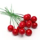 thumbnail image 3 of 200/100/50 piezas de bayas de Navidad de simulación de bayas artificiales, flores rojas, plantas de cereza, decoración para el hogar, fiesta de Navidad, bricolaje, 3 of 5