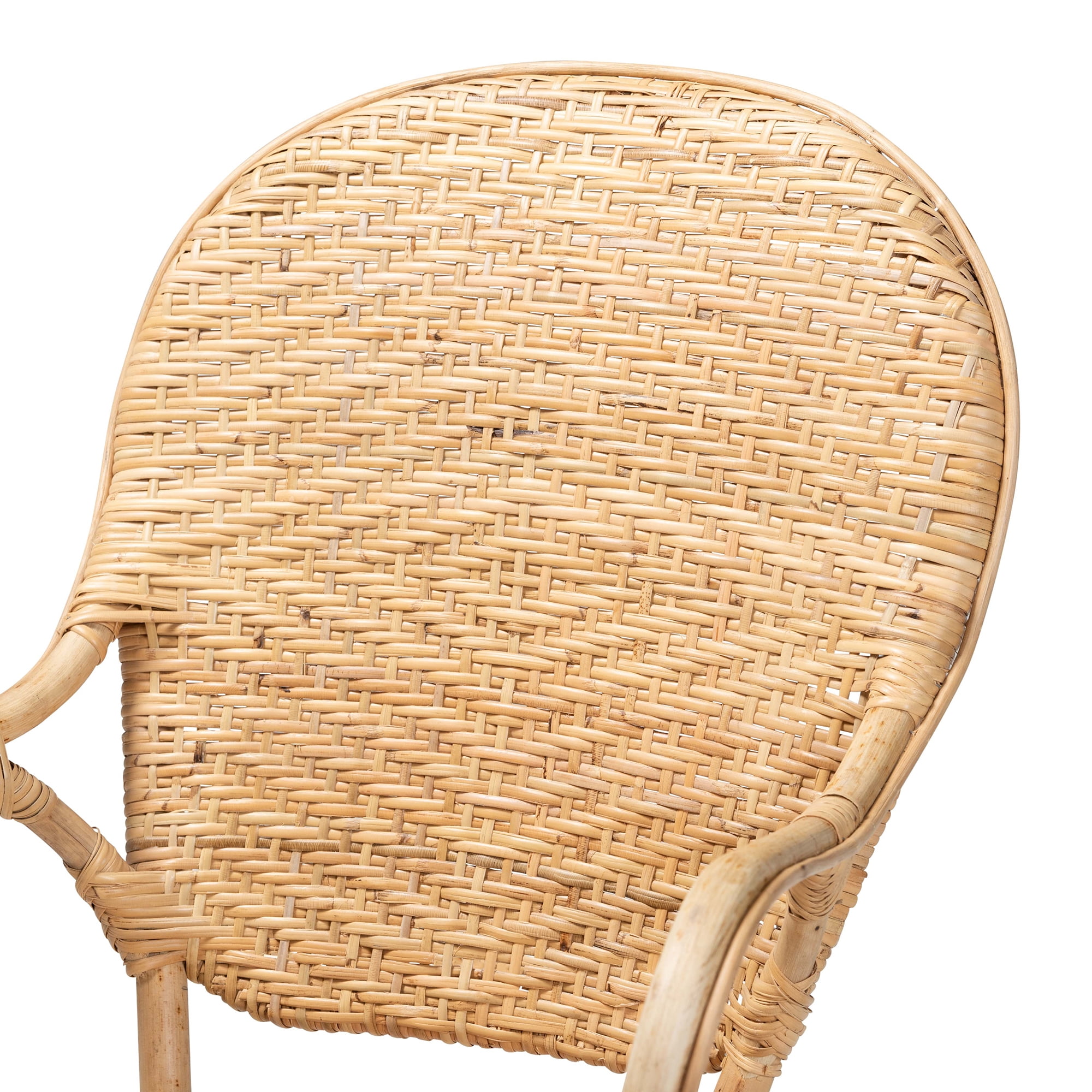 bali & pari Genna Dining Chair Natural Brown