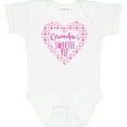 thumbnail image 3 of Inktastic Grandpa's Sweetie Pie with Pink Hearts Boys or Girls Baby Bodysuit, 3 of 5