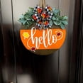 thumbnail image 6 of EUDIDV Thanksgiving Home Decor Thanksgiving Three Small Maple Leaf Doors Bow Doors Hanging Wooden Crafts Festive Supplies, 6 of 6