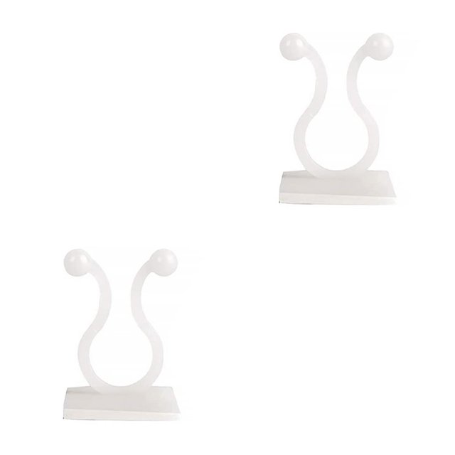 Cateissary Accesorio para plantas, sujetador de plástico para escalada en pared, ganchos de hebilla de vid para montaje en pared, Clips de fijación para Type2 NO2