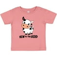 thumbnail image 3 of Inktastic New to the Herd Cute Cow Boys or Girls Baby T-Shirt, 3 of 5