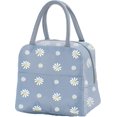 thumbnail image 1 of nipocaio Insulated Lunch Bag, Portable Thermal Lunch Bags Daisy Pattern Lunch Cooler Bag, 1 of 5