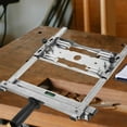 thumbnail image 4 of HONMEET 1Set Cutting Machine Support Stand Woodworking Positioner Silver Versatile Beginners, 4 of 8
