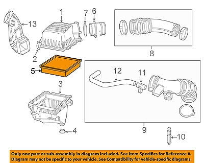 Hihaha Engine Air Filter Replacement For Jeep Grand Cherokee 3.0L Diesel 2014-2019 - OE# 4861688AA/AB | Improves MPG & Engine Performance 2 thumbnail image
