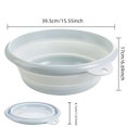 thumbnail image 2 of Lavabo Pliable Rond Lavabo Pliable Lavabo Portable Lavabo Pliable Bassine Multifonctionnelle Adaptée pour Maison Buanderie Voyage et École, 2 of 3