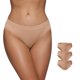 thumbnail image 1 of Calzones CRZ YOGA Softhold Bikini Paquete de 3 Beige Mediano, 1 of 4