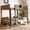Wood, variant on Newest Full Size Detachable Wood Bunk Bed with Storage Shelves, Bookshelf and Safety Guardrails, White
