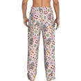 thumbnail image 3 of Balery Hello Summer With Gnome print Men's Pajama Pants,Ultra Lightweight Pjs,Lounge Pant-Small, 3 of 9