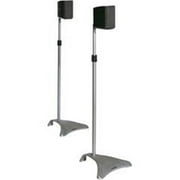 Atlantic Inc Adjustable Bookshelf Speaker Stand In Black