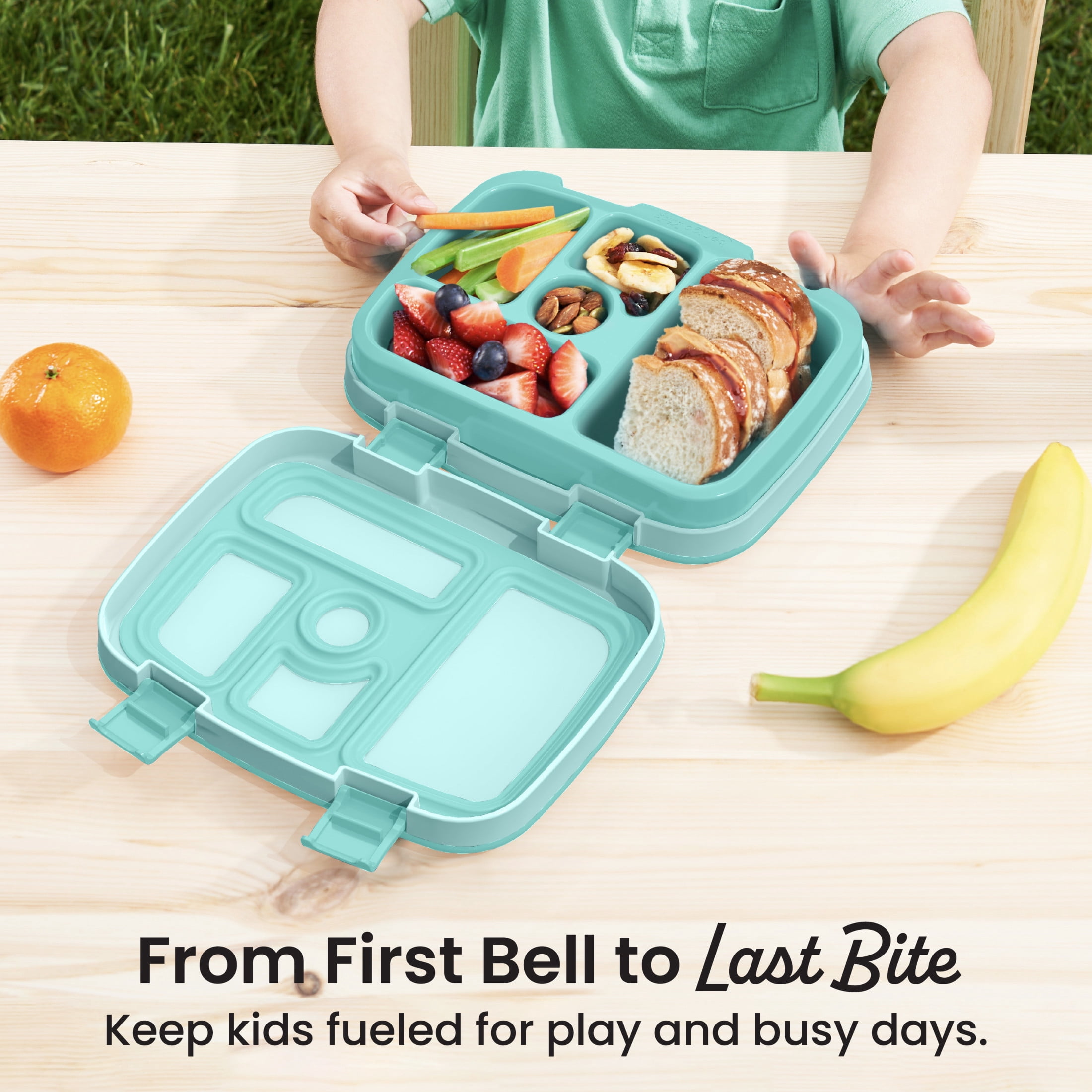 Bentgo KIDSSF Kids Five-Compartment Bento Box, 8.5