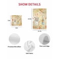 thumbnail image 7 of Spring Easter Kitchen Dish Towels for Drying Dishes Set of 2, Bunny Carrots Eggs Floral Botanical Yellow Waffle Weave Microfiber Hand Tea Bathroom Towels Quick Dry & Absorbent Towel 15.7x23.6, 7 of 7