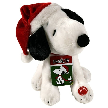 Peanuts Holiday Snoopy Musical Plush Toy 8" Moves & Plays Linus & Lucy Tune