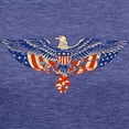 thumbnail image 3 of CafePress - EAGLE RETRO Womens Tri Blend T Shirt - Womens Tri-blend T-Shirt, 3 of 4