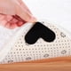 thumbnail image 2 of 4 Uds. Almohadillas para alfombras en forma de corazón, cintas para alfombras, pegatinas para alfombras para pisos de madera, azulejos, alfombras, 2 of 6
