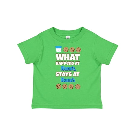 

Inktastic What Happens at Nana s Gift Toddler Boy or Toddler Girl T-Shirt