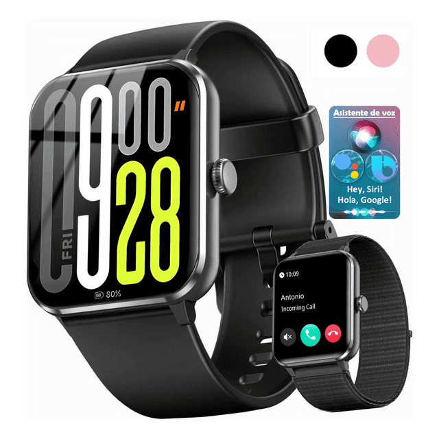 martwatches Reloj Inteligente, Smartwatch Hombre, Llamada Bluetooth, Ip68, Notificación De Mensajes Xtellar negro